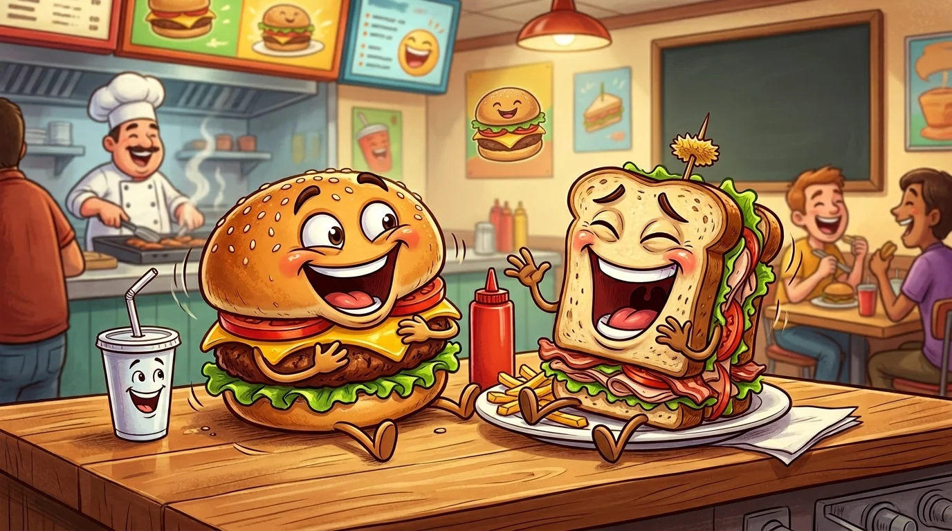 Burger & Sandwich Jokes