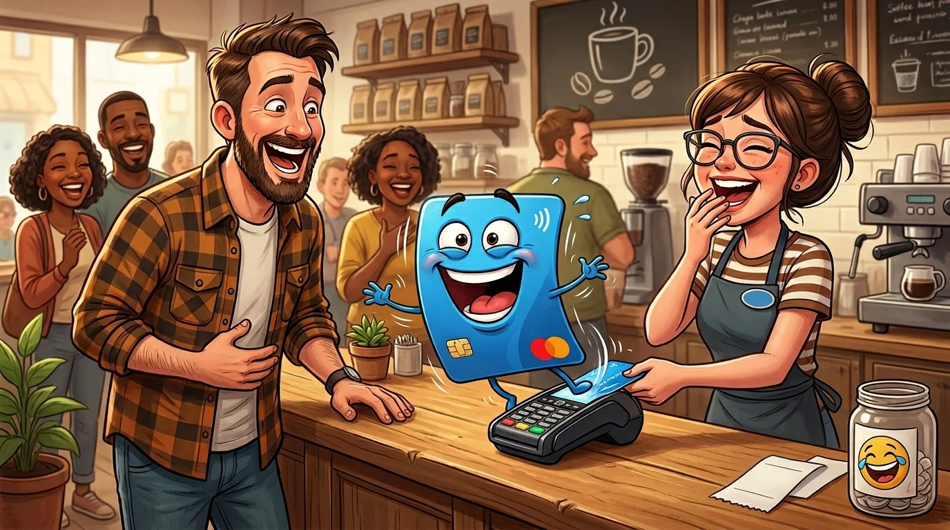 Credit Card Comedy Swipe