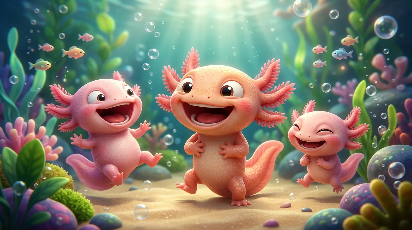 Cute Axolotl Jokes