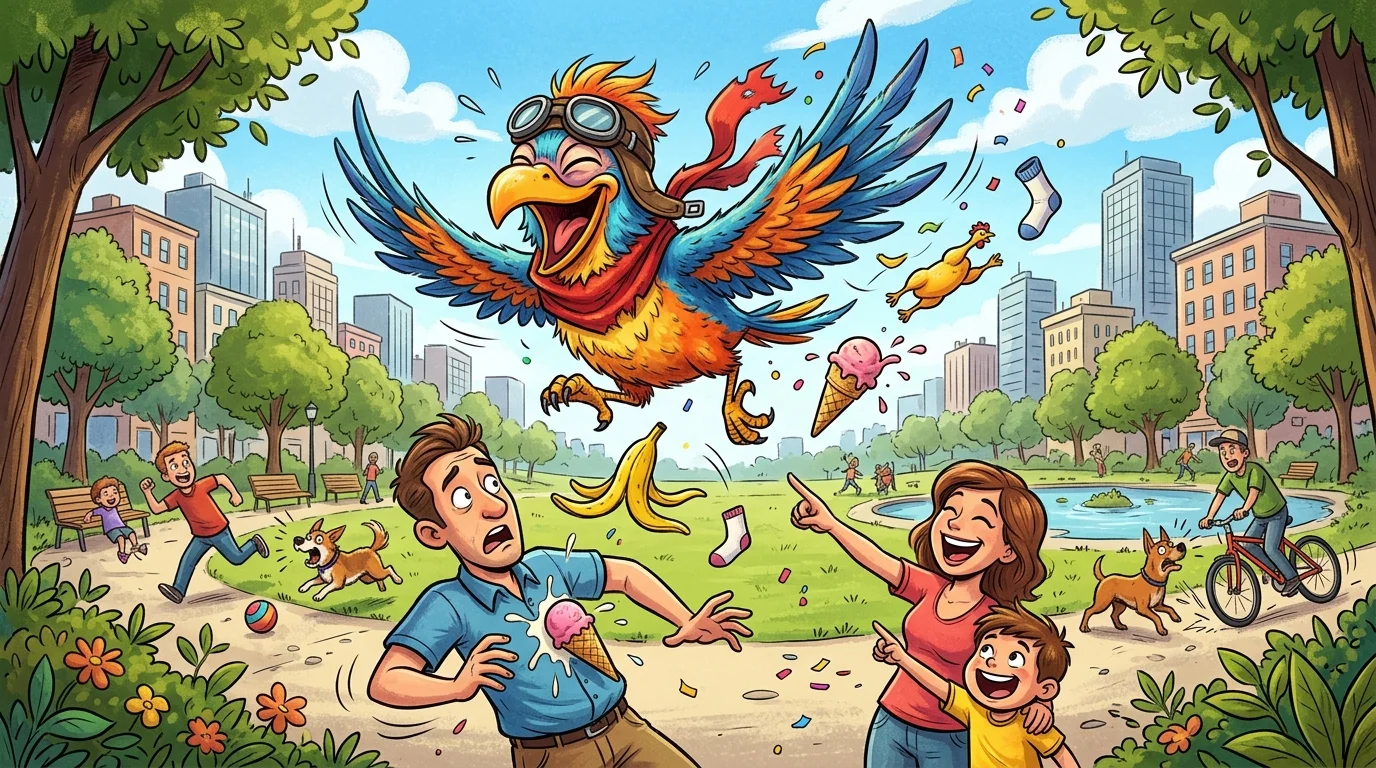 Flying Menace Humor