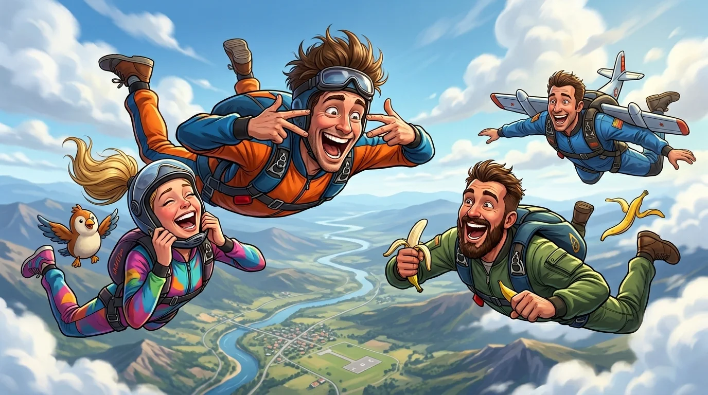Freefall Funny Moments