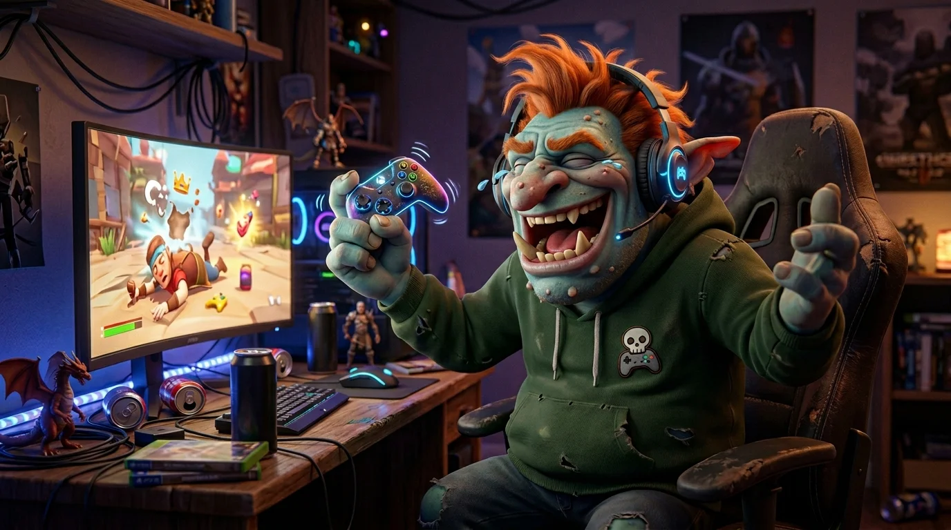 Gaming Troll Humor