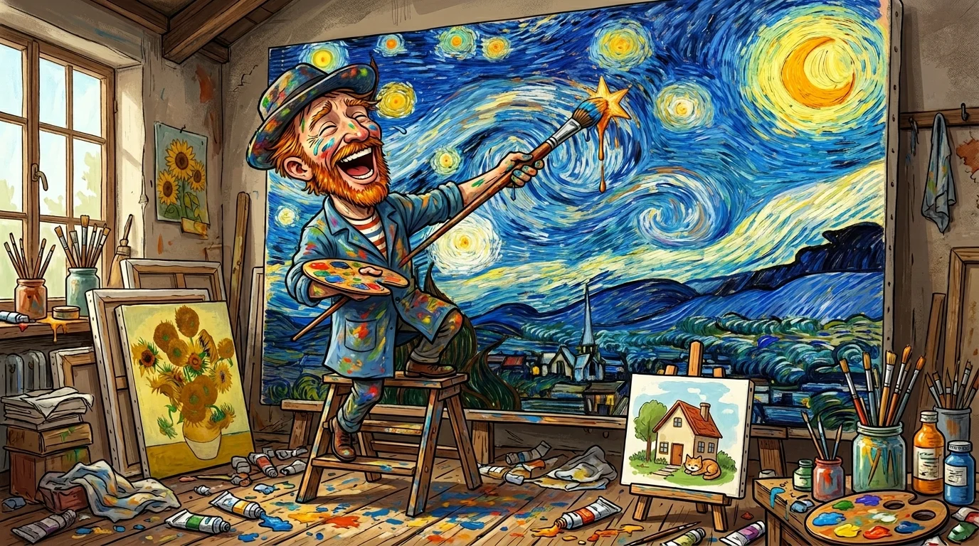 Gogh Big or Gogh Home