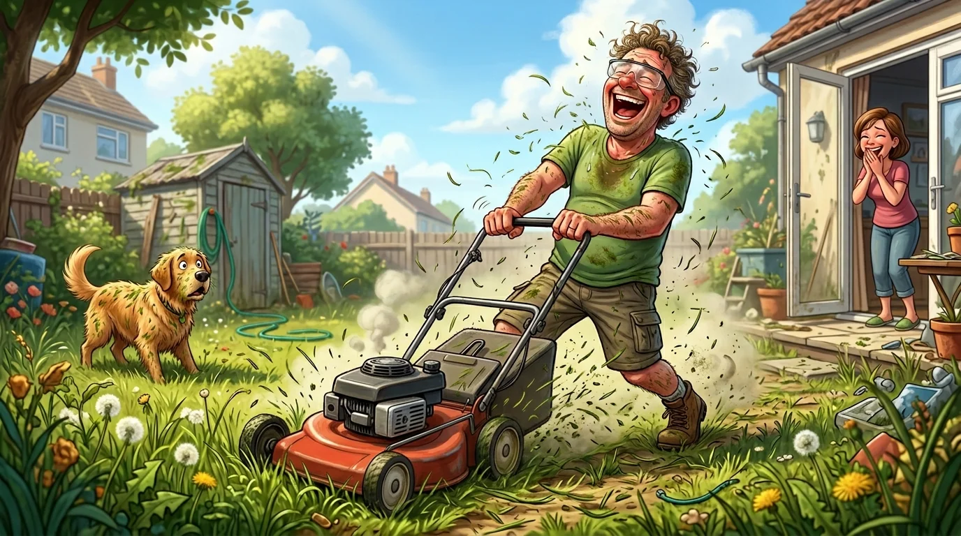 Grass Cutting Comedy Starts Here
