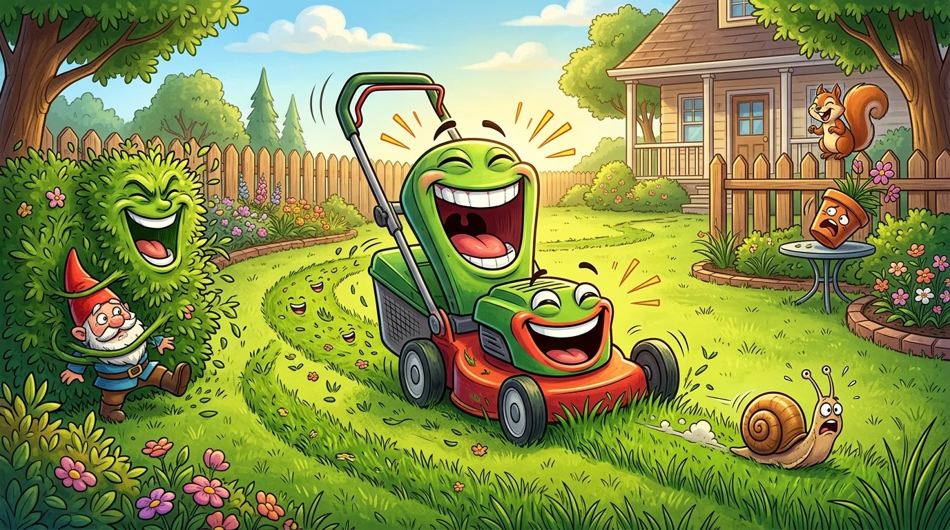Lawn Mower One Liners That Cut Deep