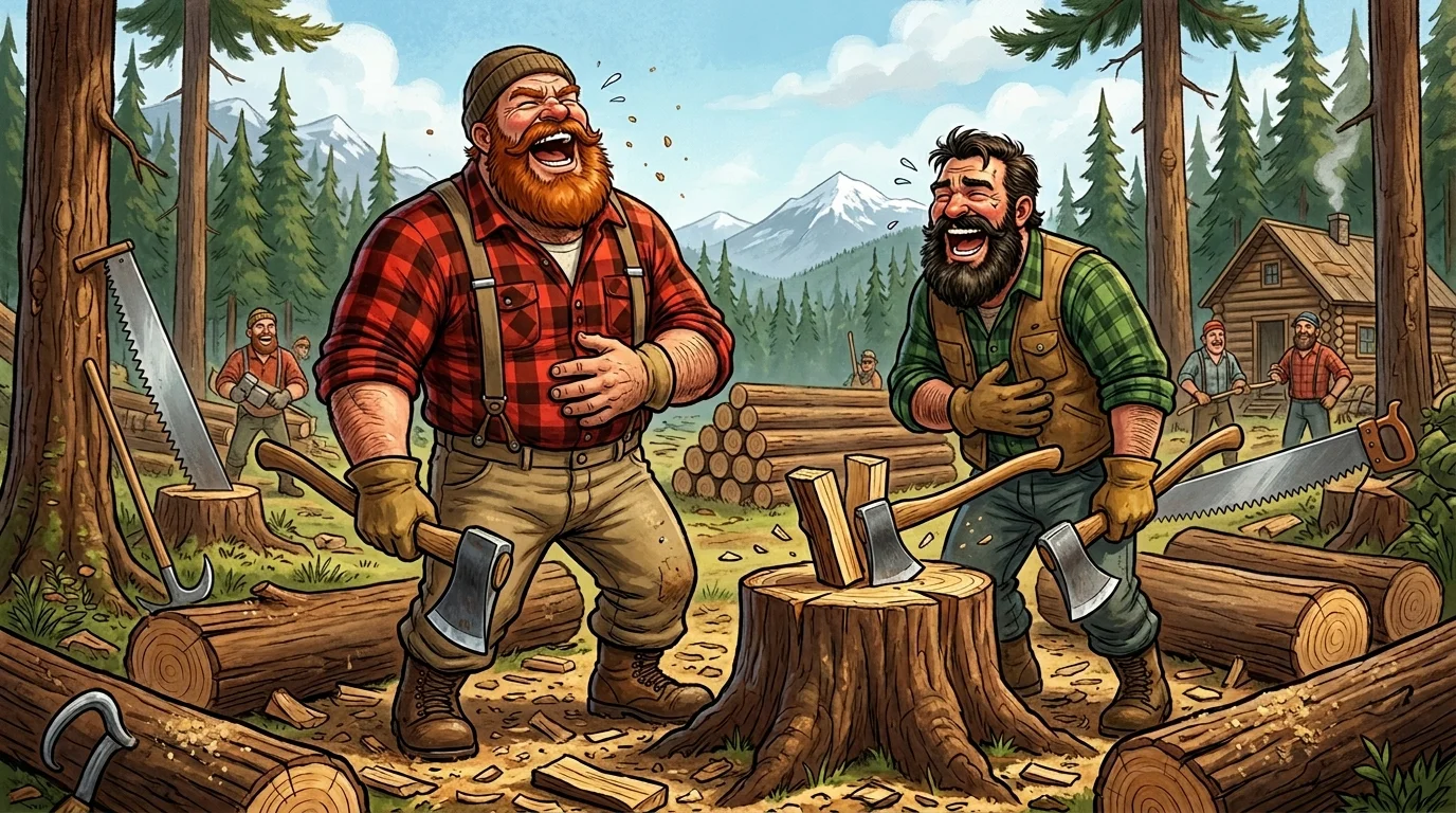 Lumberjack Jokes That Chop Hard