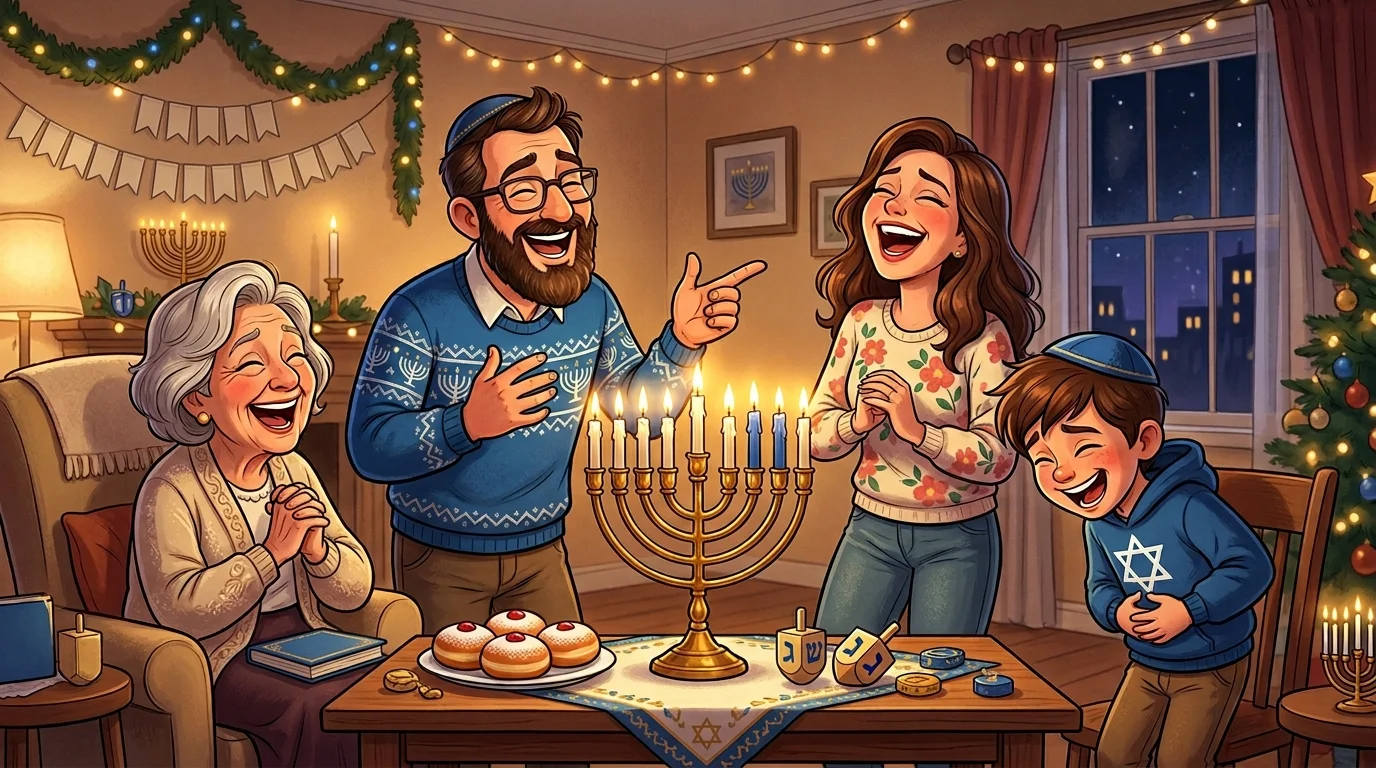 Menorah Jokes That Shine Bright
