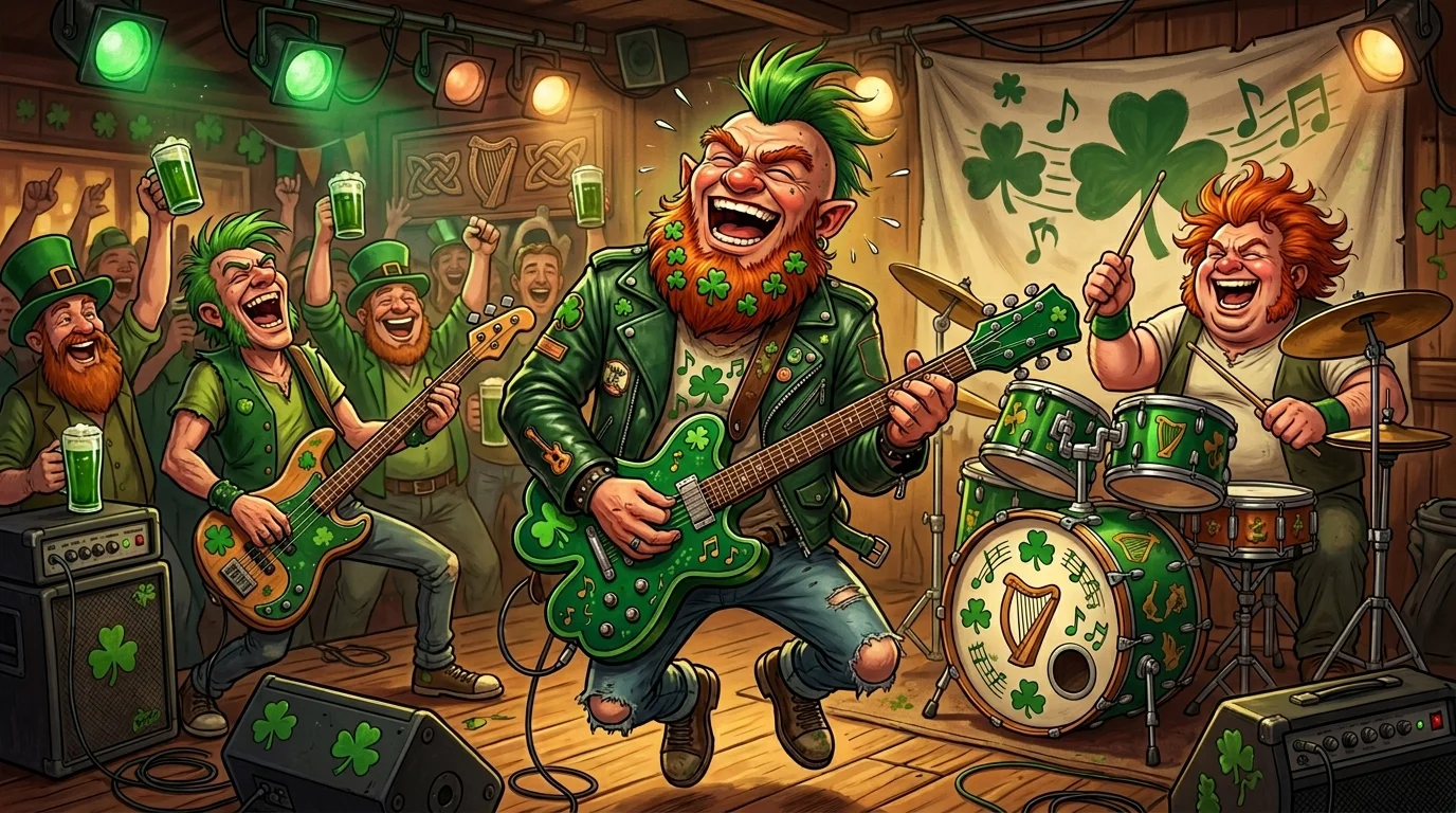 Shamrock & Roll Humor