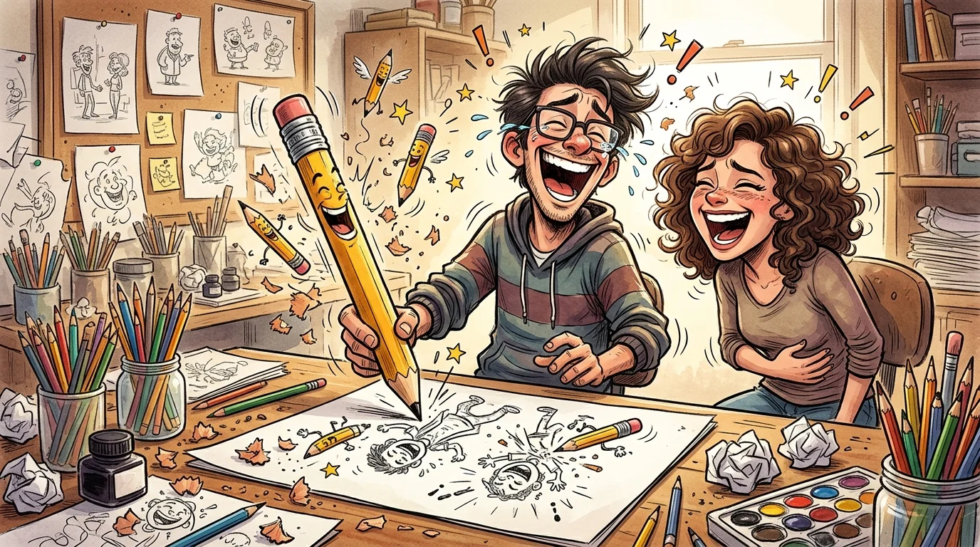Pencil Powered Punchlines