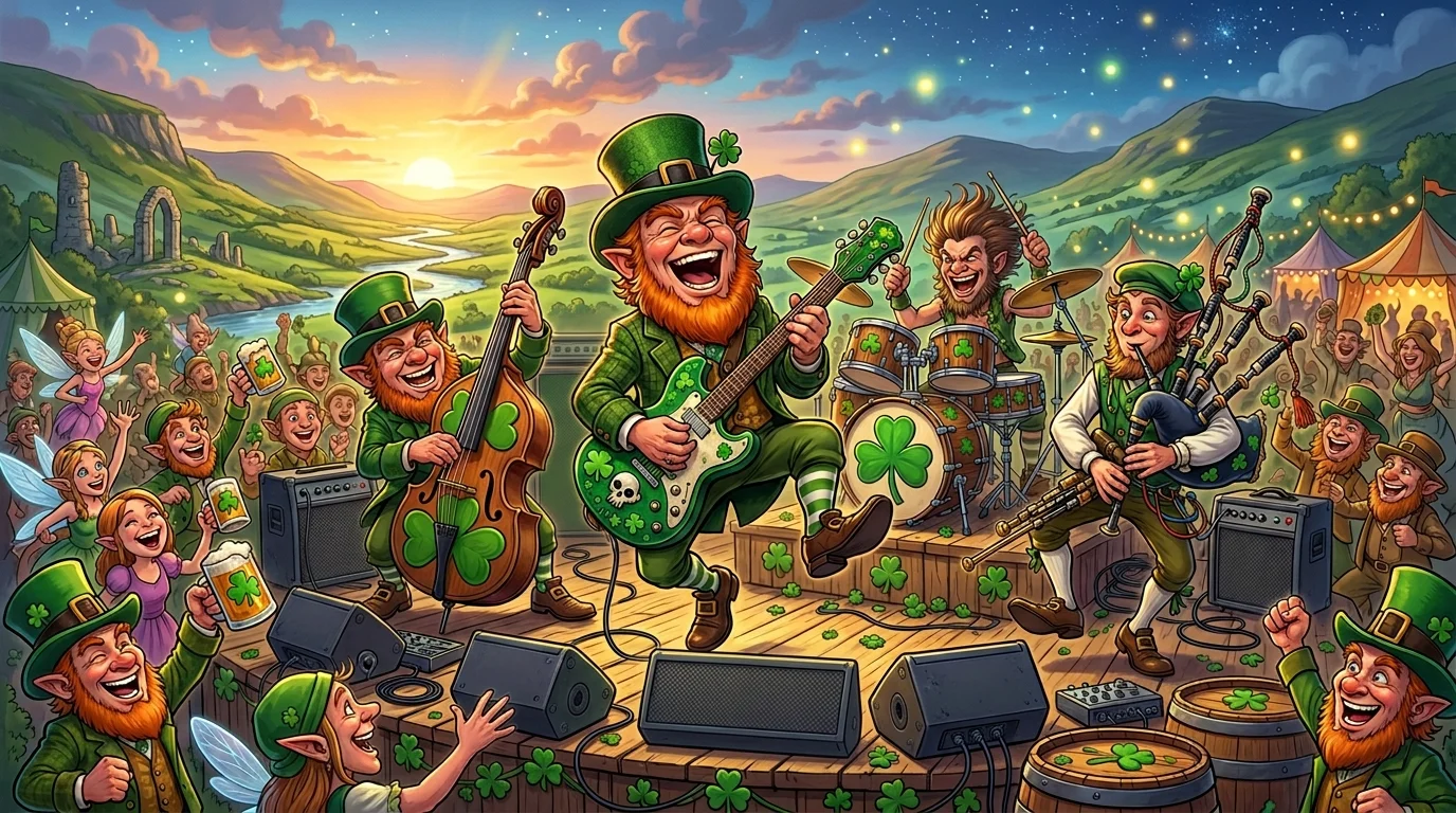 Shamrock and Roll Puns