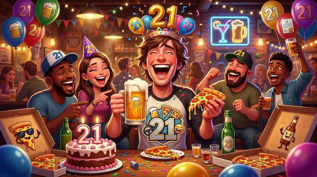 21st birthday puns