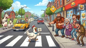 across the road jokes