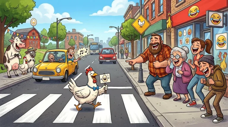 across the road jokes