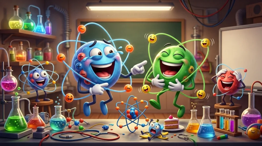 atom puns