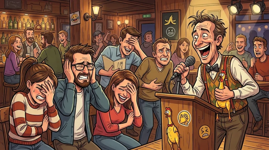 cringey jokes