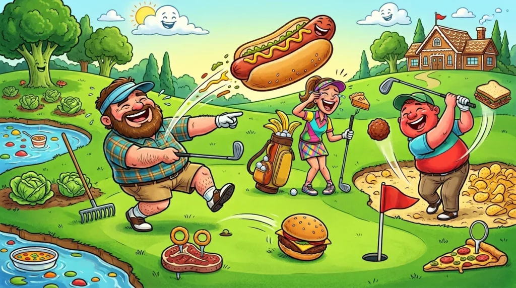 golf food puns