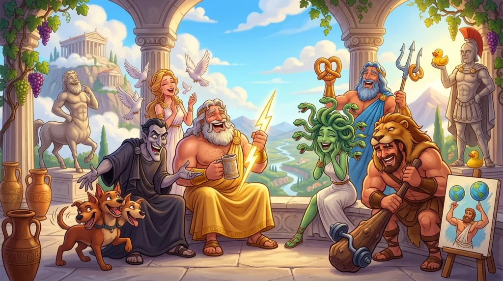 greek mythology puns