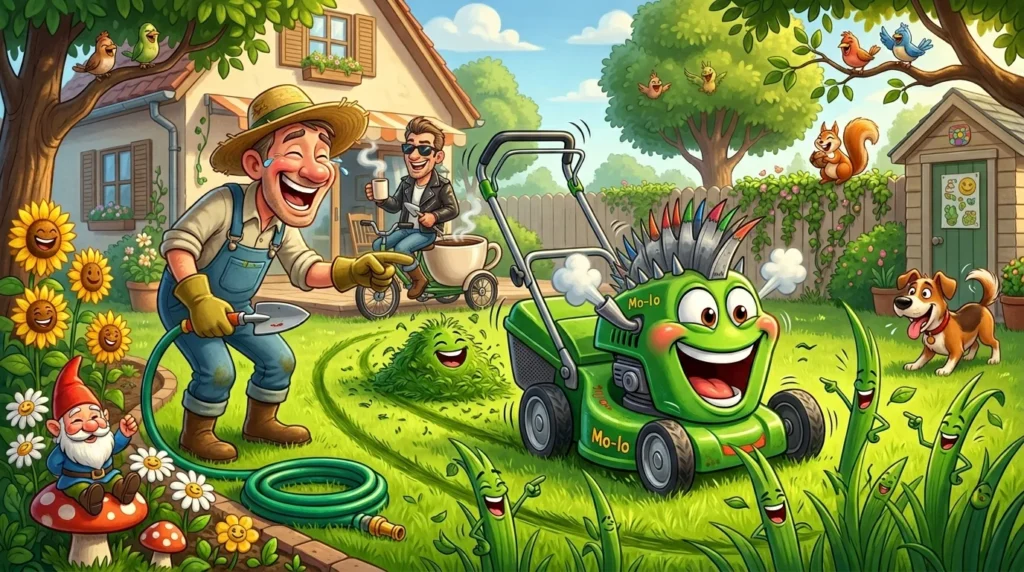 lawn mower puns