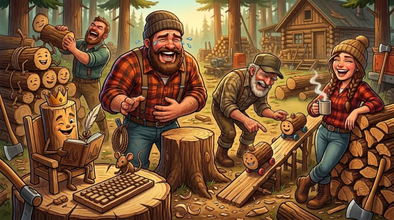 logging puns