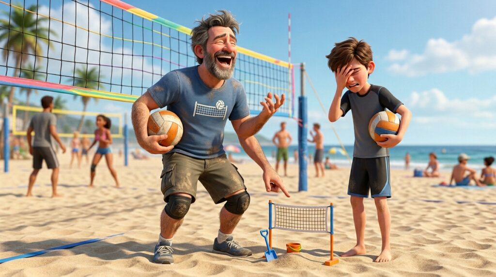volleyball dad jokes