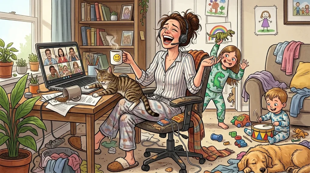 working from home jokes